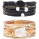 Womens Leather Wrap Bracelet Baroque Pearl Cuff Multi Layer Druzy Stone Wrap Gorgeous Gold Tube Bangle Handmade Wristbands Jewelry With Magnet Clasp Womens Leather Wrap Bracelet Baroque Pearl Cuff Multi Layer Druzy Stone Wrap Gorgeous Gold Tube Bangle Handmade Wristbands Jewelry With Magnet Clasp
